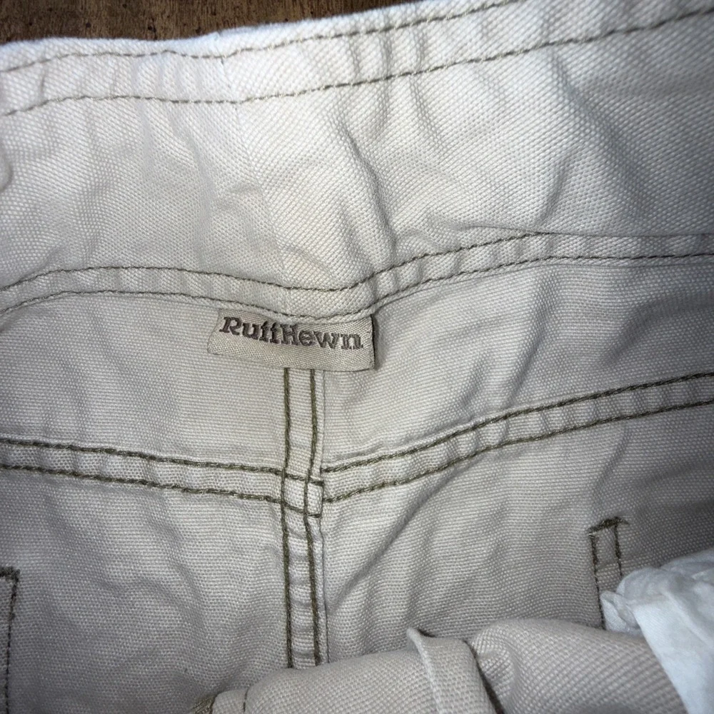 Ruff Hewn Men's Belted Cargo Pants Cotton Beige Size 34x34‎